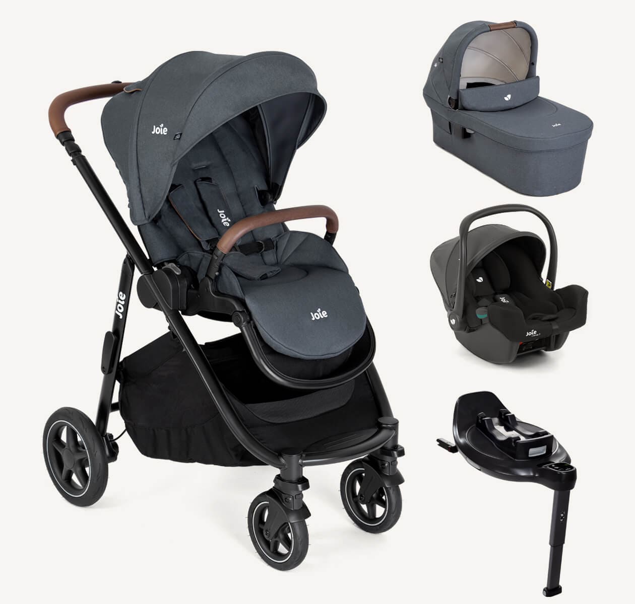 Joie Stages Isofix car seat (0-25kg) Pavement | NordBaby™