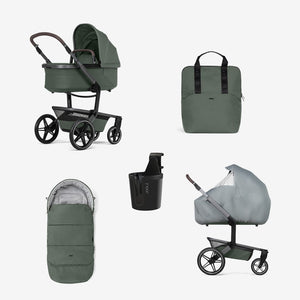 Joolz Prams & Pushchairs Joolz Day5 Essential Newborn Bundle - Forest Green
