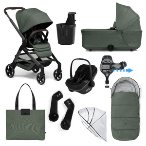 Joolz Travel Systems Joolz Hub2 (Pebble Slide Pro) Travel System - Forest Green