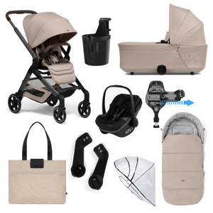 Joolz Travel Systems Joolz Hub2 (Pebble Slide Pro) Travel System - Sandy Taupe