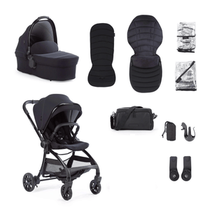 Junior Jones Prams & Pushchairs Junior Jones Aylo Luxury Bundle - Rich Black