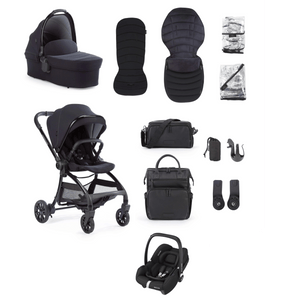 Junior Jones Travel Systems Junior Jones Aylo (Cabriofix i-Size) Car Seat Bundle - Rich Black