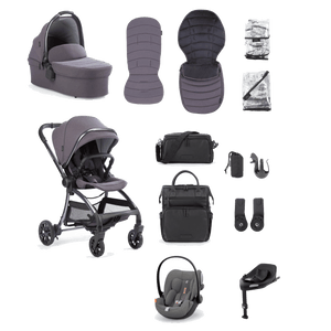 Junior Jones Travel Systems Junior Jones Aylo (Cloud G Plus) Travel System - Dark Slate/Lava Grey
