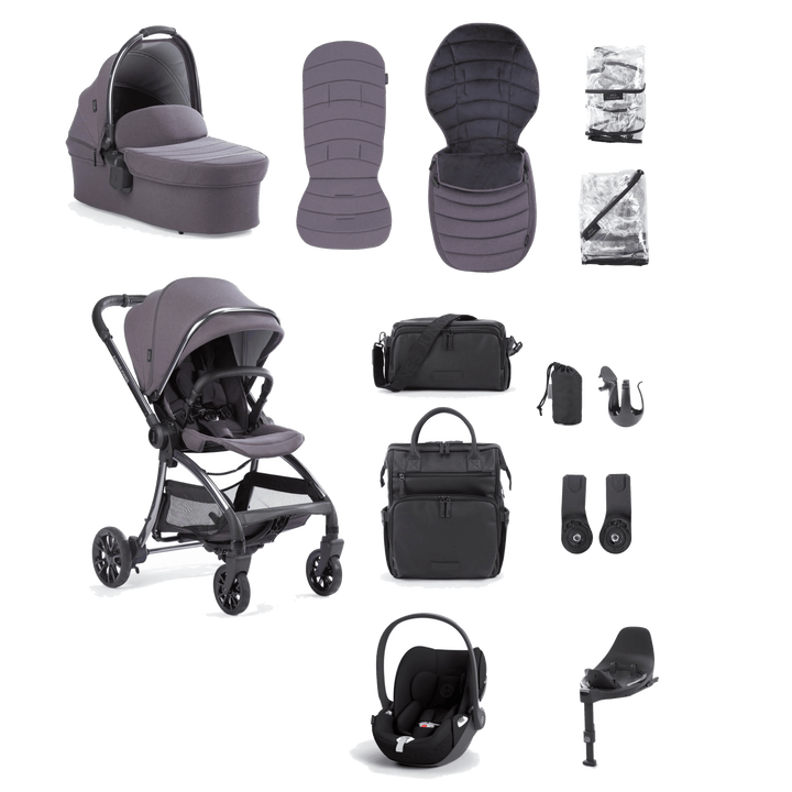 Junior Jones Travel Systems Junior Jones Aylo (Cloud T) Travel System - Dark Slate