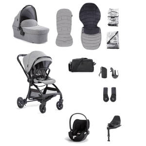 Junior Jones Travel Systems Junior Jones Aylo (Cloud T) Travel System - Grey Marl