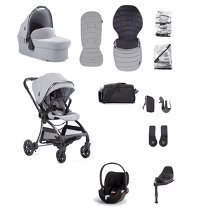 Junior Jones Travel Systems Junior Jones Aylo (Cloud T) Travel System - Pebble Grey
