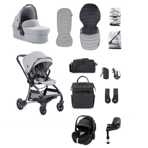 Junior Jones Travel Systems Junior Jones Aylo (Pebble 360 PRO2) Travel System - Pebble Grey