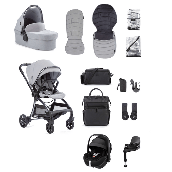 Junior Jones Travel Systems Junior Jones Aylo (Pebble 360 PRO2) Travel System - Pebble Grey