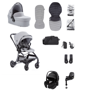 Junior Jones Travel Systems Junior Jones Aylo (Pebble 360 PRO2) Travel System - Pebble Grey