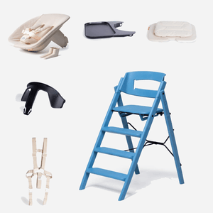 KAOS Home Equipment KAOS Klapp Highchair Complete Bundle - Swedish Blue
