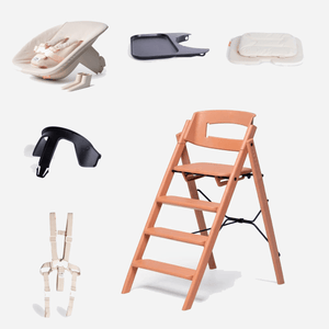 KAOS Home Equipment KAOS Klapp Highchair Complete Bundle - Terracotta Pink