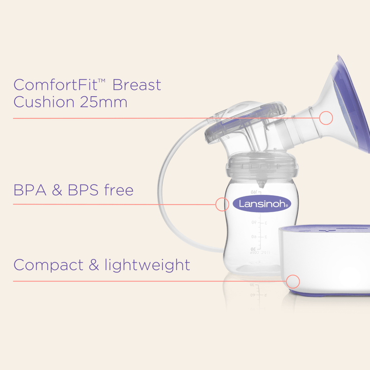 Lansinoh Health & Hygiene Lansinoh Compact Single Electric Breast Pump