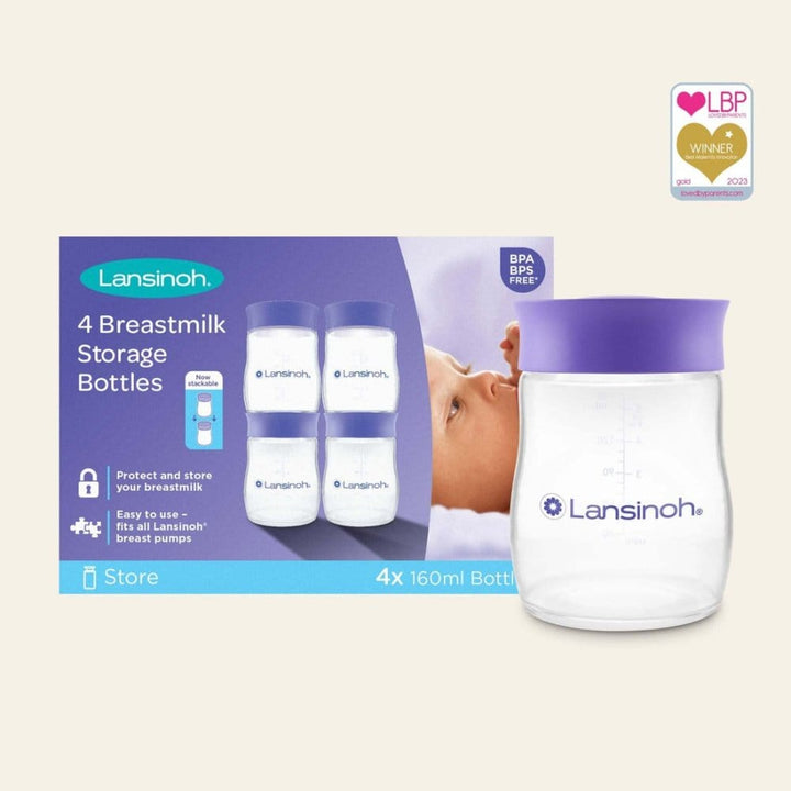 Lansinoh Home Equipment Lansinoh Breastmilk Storage Bottles (4 Pack)