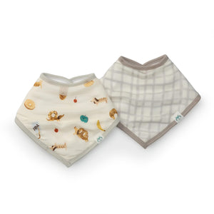 Loulou Lollipop Bibs Loulou Lollipop Bandana Bibs - French Breakfast