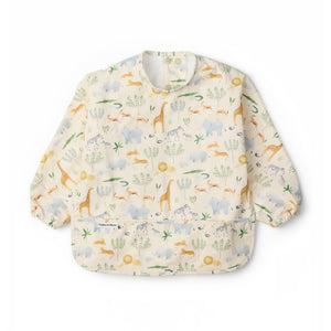 Loulou Lollipop Bibs Loulou Lollipop Long Sleeve Bib - Safari Jungle