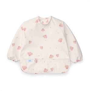 Loulou Lollipop Bibs Loulou Lollipop Long Sleeve Bib - Sea Shells