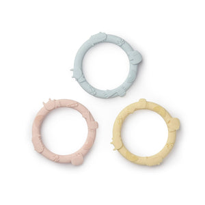 Loulou Lollipop Pacifiers & Teethers Loulou Lollipop Teething Ring Sets - Pastel