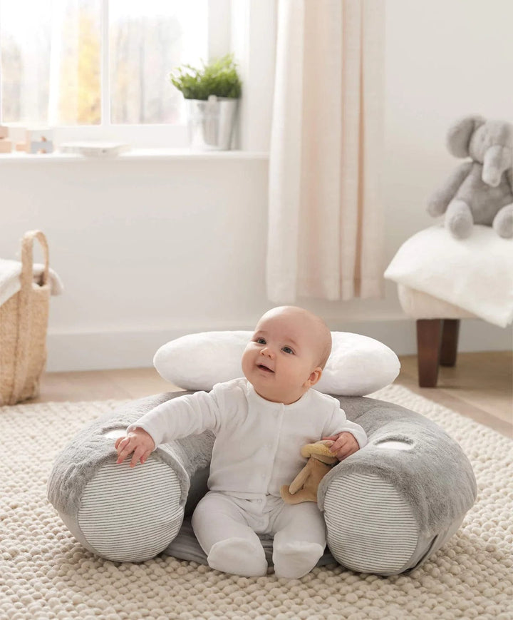 Mamas and Papas TOYS Mamas & Papas Sit & Play Interactive Seat - Welcome to the World, Elephant Grey