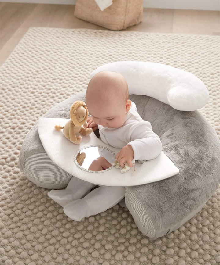 Mamas and Papas TOYS Mamas & Papas Sit & Play Interactive Seat - Welcome to the World, Elephant Grey