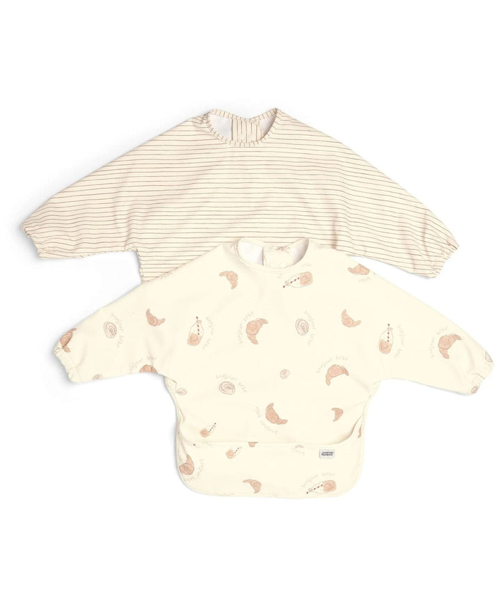 Mamas & Papas Clothing Mamas & Papas Long-sleeved Bibs (2 Pack) - Bonjour Bebe