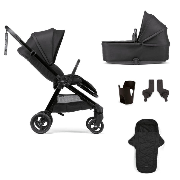 Mamas & Papas Prams & Pushchairs Mamas and Papas Strada 9 Piece Travel System Bundle - Carbon