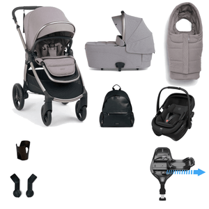 Mamas & Papas Pushchairs Mamas & Papas Ocarro 2 (Coral Slide Pro) Travel System - Moonstone Grey