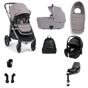 Mamas & Papas Pushchairs Mamas & Papas Ocarro 2 (Pebble 360 PRO2, Non-Slide) Travel System - Moonstone Grey