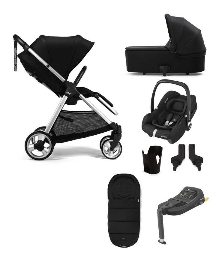 Mamas & Papas Travel Systems Mamas & Papas Flip XT2 Cabriofix i-Size Travel System - Black