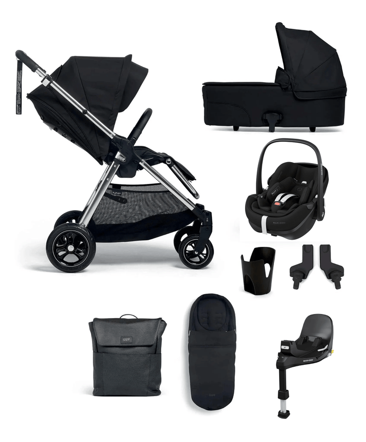 Mamas & Papas Travel Systems Mamas & Papas Flip XT3 Pebble 360 PRO Travel System - Slated Navy