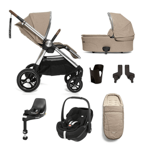 Mamas & Papas Travel Systems Mamas & Papas Ocarro (Pebble 360 PRO2, Non-Slide) Travel System - Cashmere