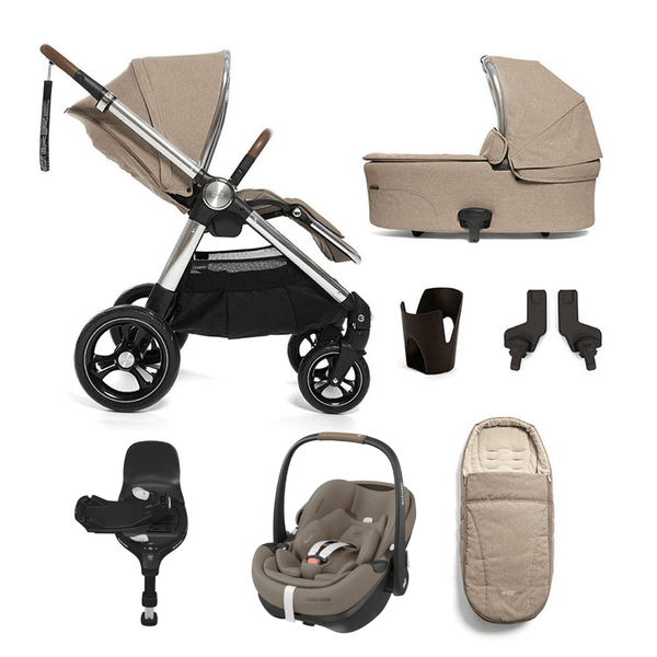 Mamas & Papas Travel Systems Mamas & Papas Ocarro (Pebble 360 PRO2) Travel System - Cashmere/Twillic Truffle