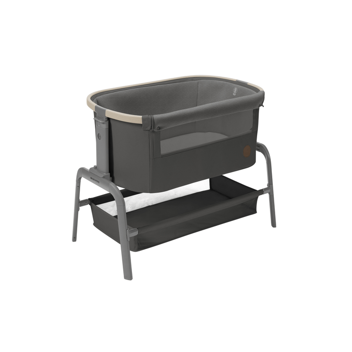 Maxi Cosi Bedside Cribs Maxi Cosi Iora Bed Side Crib - Beyond Graphite