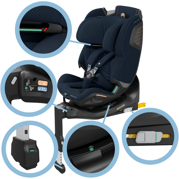Maxi Cosi Car Seat Maxi Cosi Emerald 360 PRO Car Seat - Authentic Blue