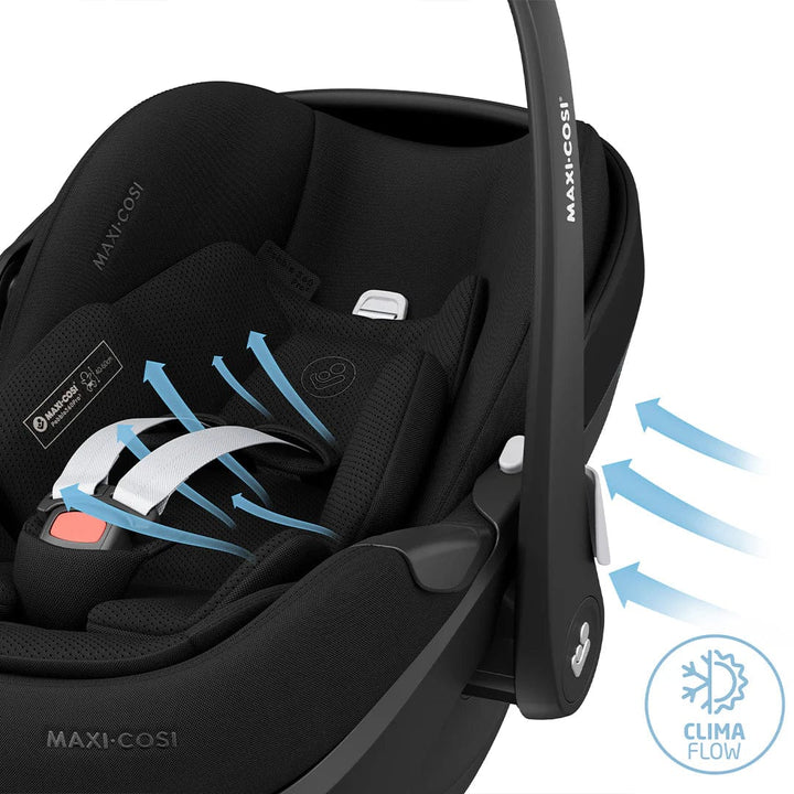 Maxi Cosi Car Seat Maxi Cosi Pebble 360 PRO 2 Car Seat and Base - Twillic Black