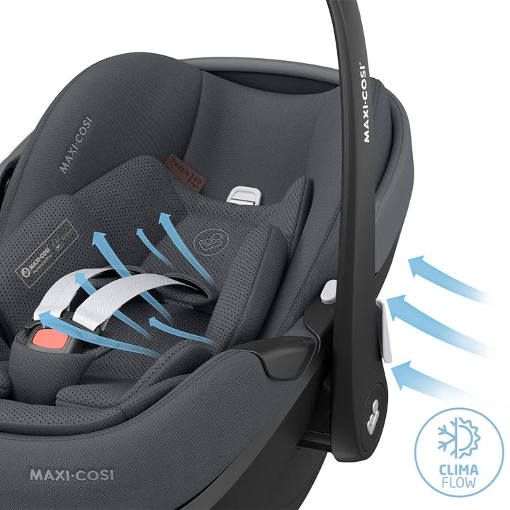 Maxi Cosi Car Seat Maxi Cosi Pebble 360 PRO 2 Car Seat and Base - Twillic Graphite