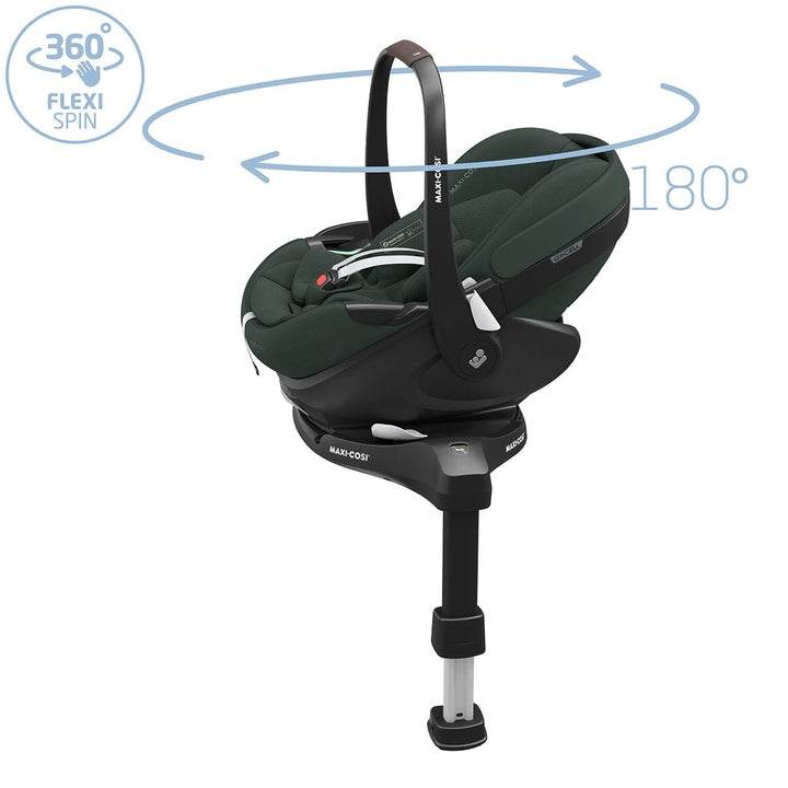 Maxi Cosi Car Seat Maxi Cosi Pebble 360 PRO 2 Car Seat and Base - Twillic Green