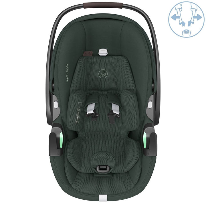 Maxi Cosi Car Seat Maxi Cosi Pebble 360 PRO 2 Car Seat and Base - Twillic Green