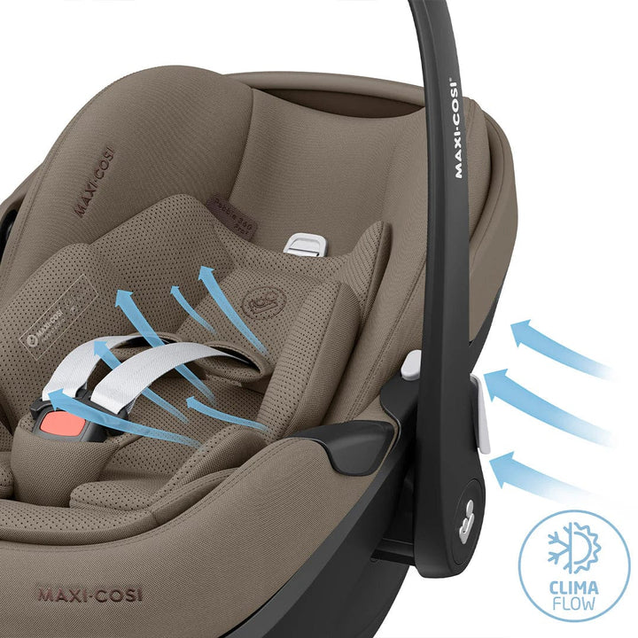 Maxi Cosi Car Seat Maxi Cosi Pebble 360 PRO 2 Car Seat and Base - Twillic Truffle