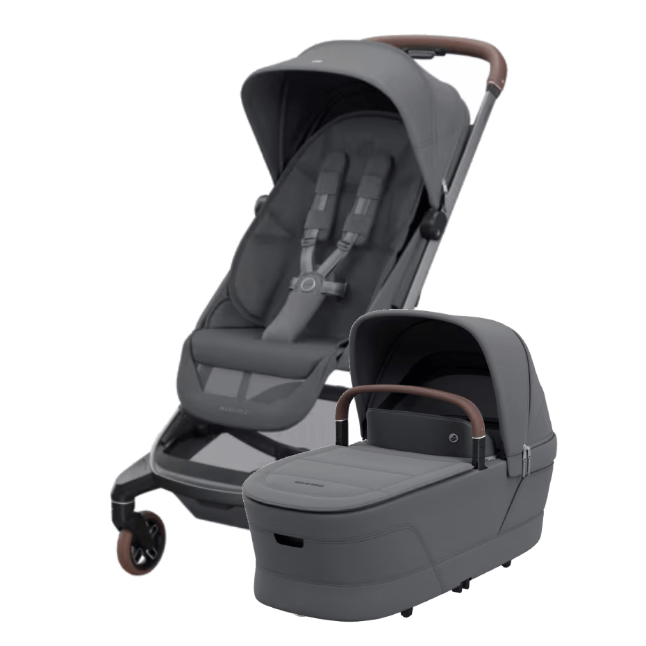 Maxi-Cosi Fame Cabin Stroller & Carrycot Moon Graphite | Cabin-Approved