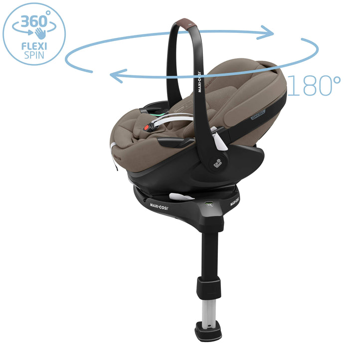 Maxi Cosi Prams & Pushchairs Maxi Cosi FAME 10 Piece Premium Bundle - Twillic Truffle (with Brown Wheels)