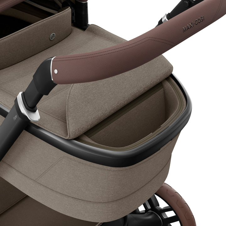 Maxi Cosi Prams & Pushchairs Maxi Cosi FAME Pushchair - Twillic Truffle (with Brown Wheels)