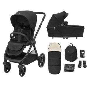 Maxi Cosi Prams & Pushchairs Maxi Cosi Oxford+ Essential Bundle - Twillic Black