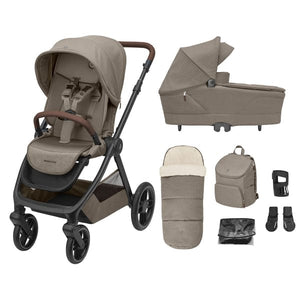 Maxi Cosi Prams & Pushchairs Maxi Cosi Oxford+ Essential Bundle - Twillic Truffle
