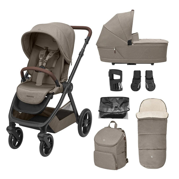 Maxi Cosi Prams & Pushchairs Maxi Cosi Oxford Pushchair 7 Pieces Essential Bundle - Twillic Truffle