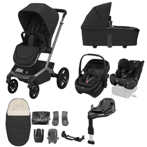 Maxi Cosi Travel Systems Maxi Cosi Fame (10 Piece) Ultimate Family Travel System -  Black Onyx