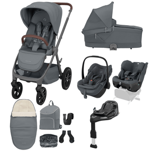 Maxi Cosi Travel Systems Maxi Cosi Oxford+ (10 Piece) Premium Bundle - Moon Graphite