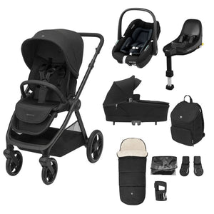 Maxi Cosi Travel Systems Maxi Cosi Oxford+ (Pebble S) Travel System - Twillic Black