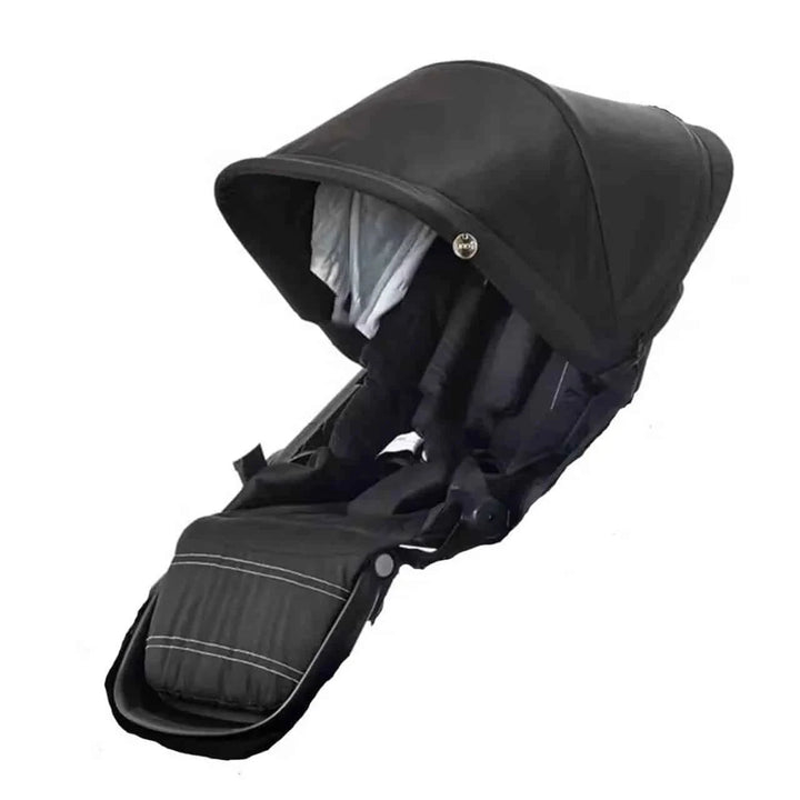 Mee-go double pushchairs Mee-go Uno Plus Double Pushchair - Black/Chrome