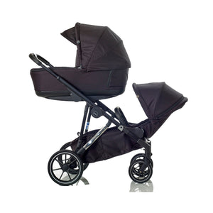 Mee-go Prams & Pushchairs Mee-go Uno Plus 2in1 Pushchair - Black/Chrome