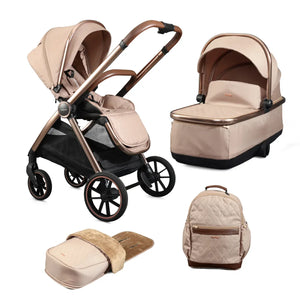 Mee-go Pushchairs Mee-go Cocoon 2in1 Stroller - Toffee